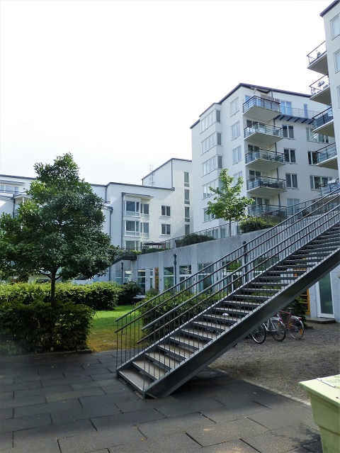 Innegård Babordsgatan och Hammarby allé