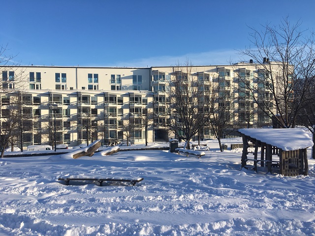 Kölnagatan från Lumaparken