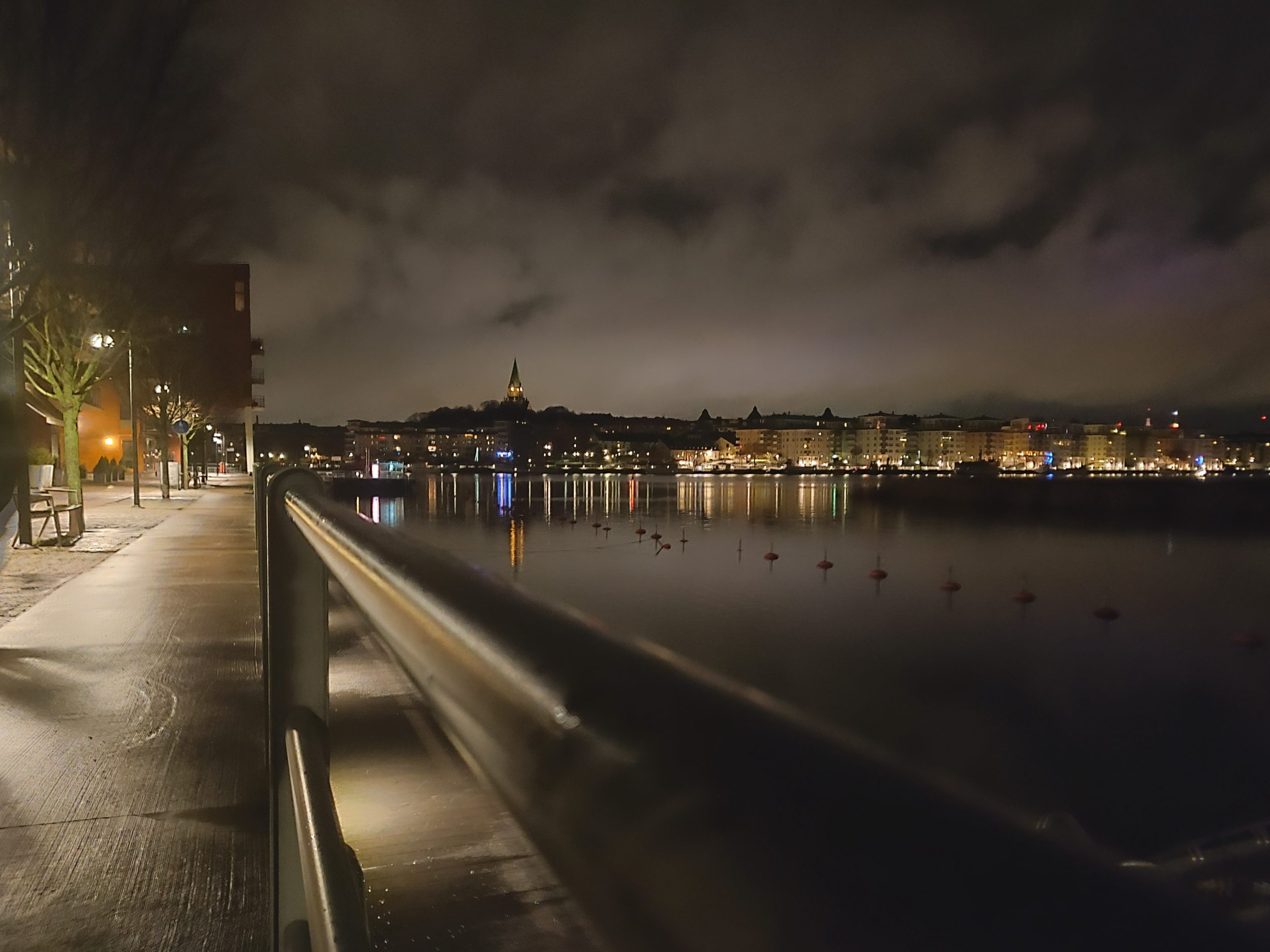 Sjöstaden nattetid